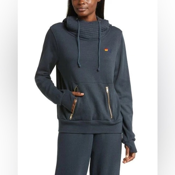 Aviator Nation Bolt ninja hoodie.  Size XL. NWT.  Black. - Picture 3 of 6